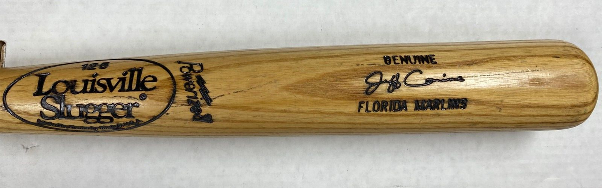 JEFF CONINE FLORIDA MARLINS GAME USED LV SLUGGER BASEBALL BAT