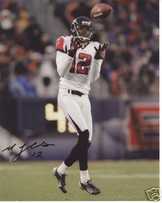 MICHAEL JENKINS ATLANTA FALCONS SIGNED 8X10 PHOTO W/COA
