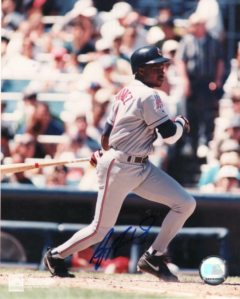 TONY FERNANDEZ CLEVELAND INDIANS  SIGNED AUTOGRAPHED  8X10 PHOTO W/ COA