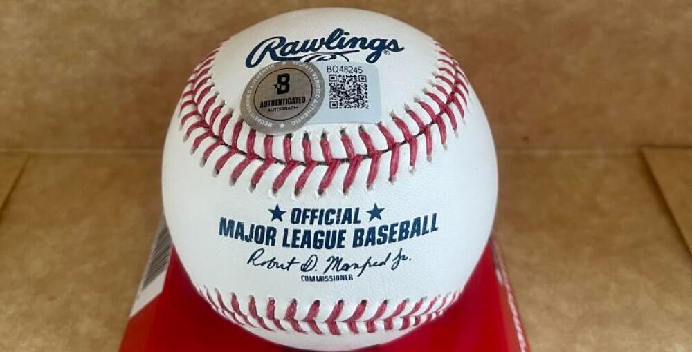 AL NEWMAN TWINS 87/91 WSC SIGNED AUTOGRAPHED M.L. BASEBALL BECKETT AUTH