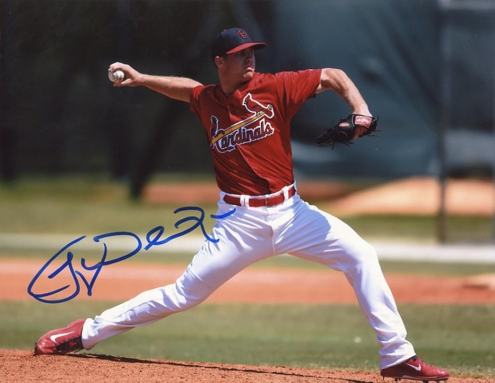 TYLER WALDRON  ST. LOUIS CARINALS SIGNED 8X10 PHOTO W/COA