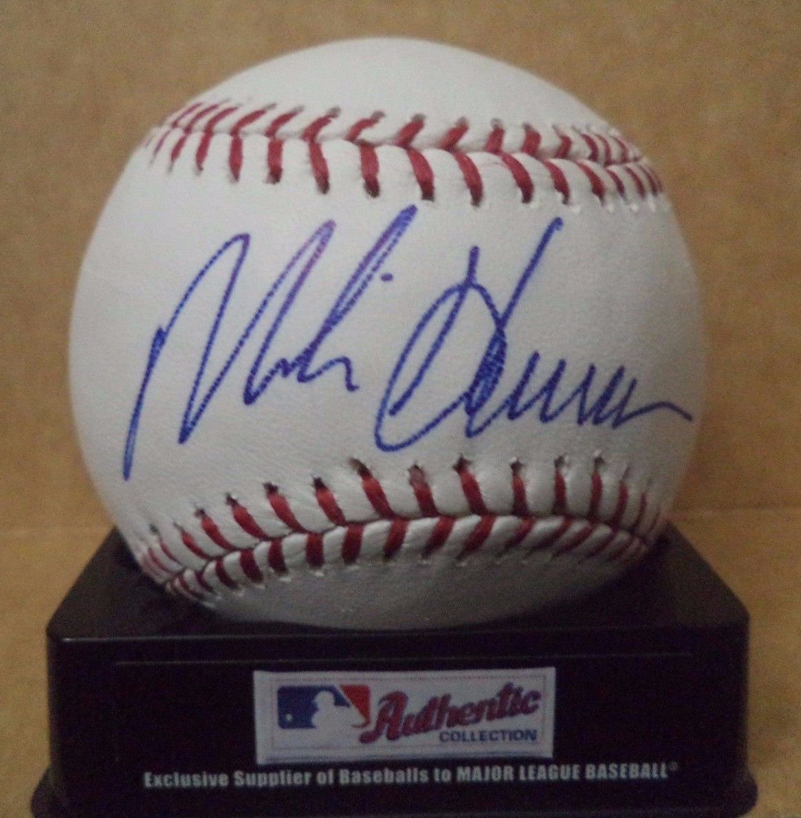 MIKE HENNEMAN TIGERS/ASTROS SIGNED AUTOGRAPHED ROMLB ML BASEBALL W/COA