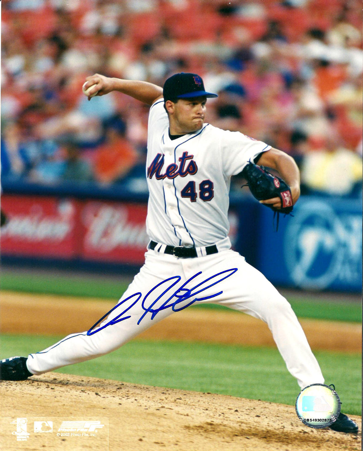 AARON HEILMAN NEW YORK METS SIGNED AUTOGRAPHED 8X10 PHOTO W/COA