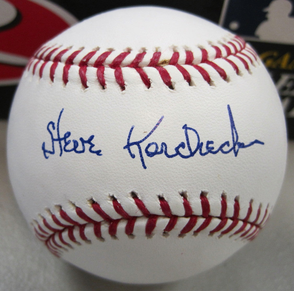 STEVE KORCHECK WASHINGTON SENATORS AUTOGRAPHED SIGNED OFFICIAL ML BALL W/COA