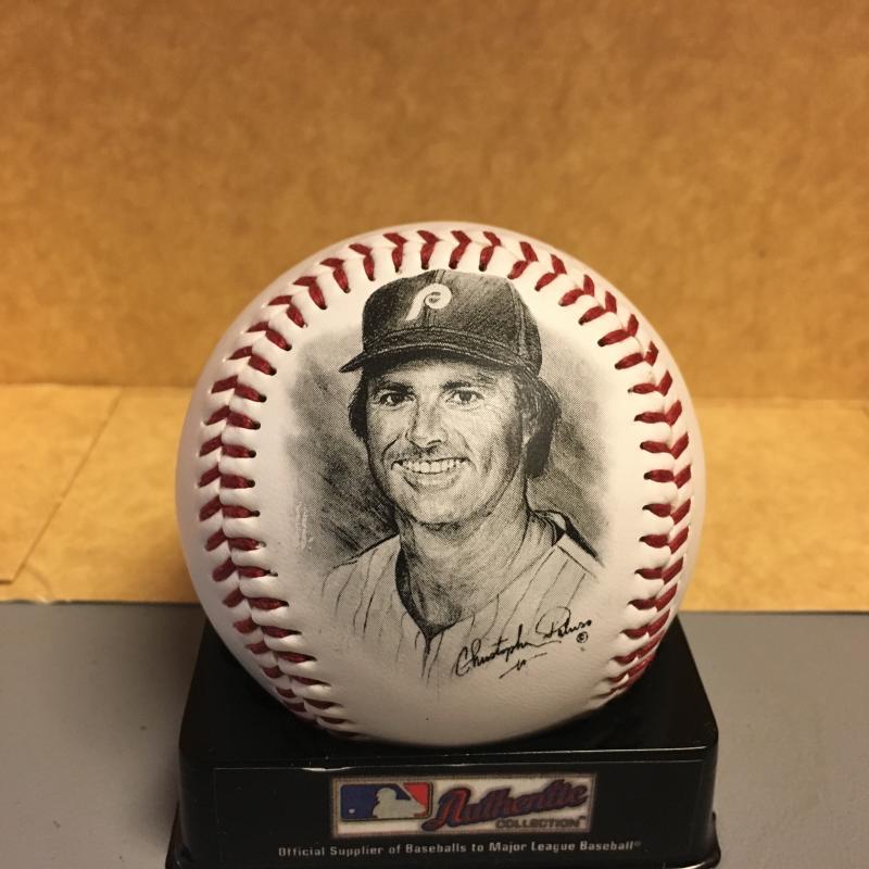 STEVE CARLTON PHILADELPHIA PHILLIES W/STATS BASEBALL 