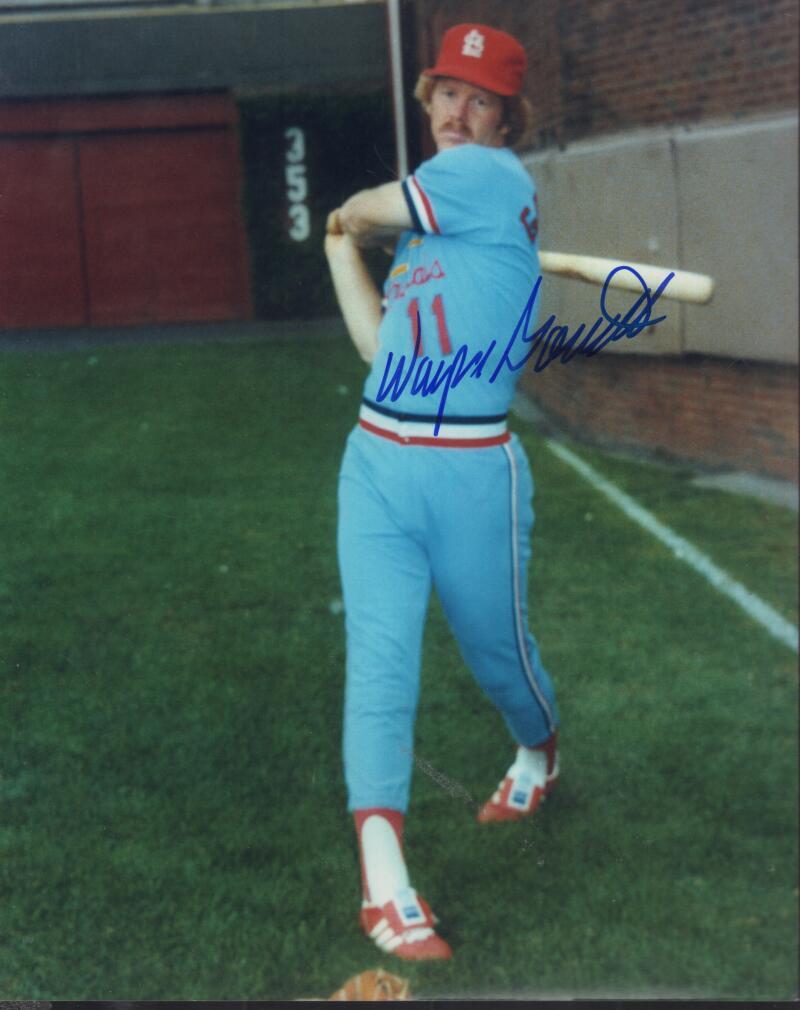 WAYNE GARRETT ST. LOUIS CARDINALS    SIGNED AUTOGRAPHED  8X10 PHOTO W/ COA