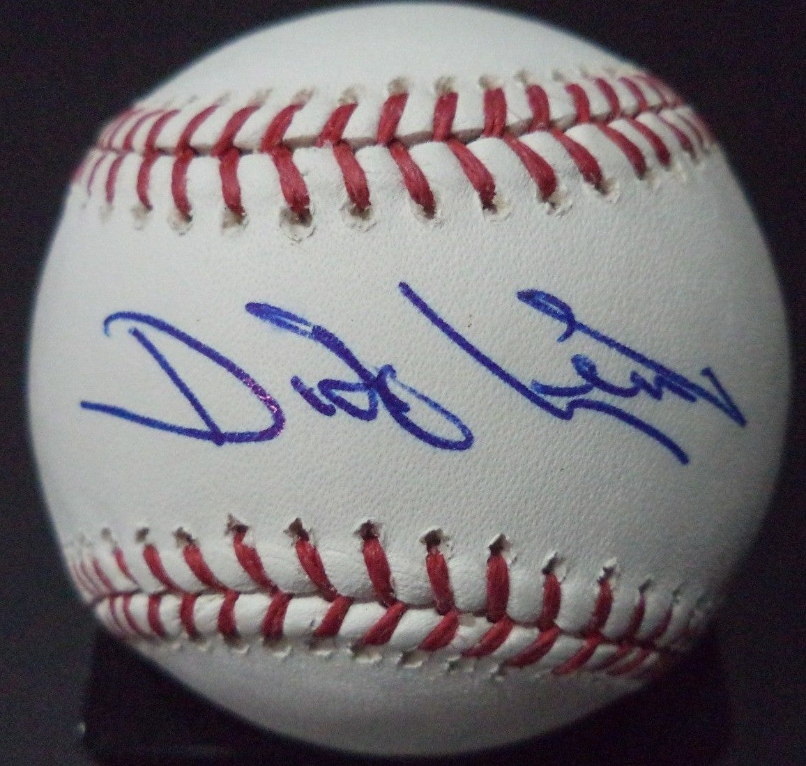 DICK LINES WASHINGTON SENATORS SIGNED AUTOGRAPHED ROMLB BASEBALL W/COA 