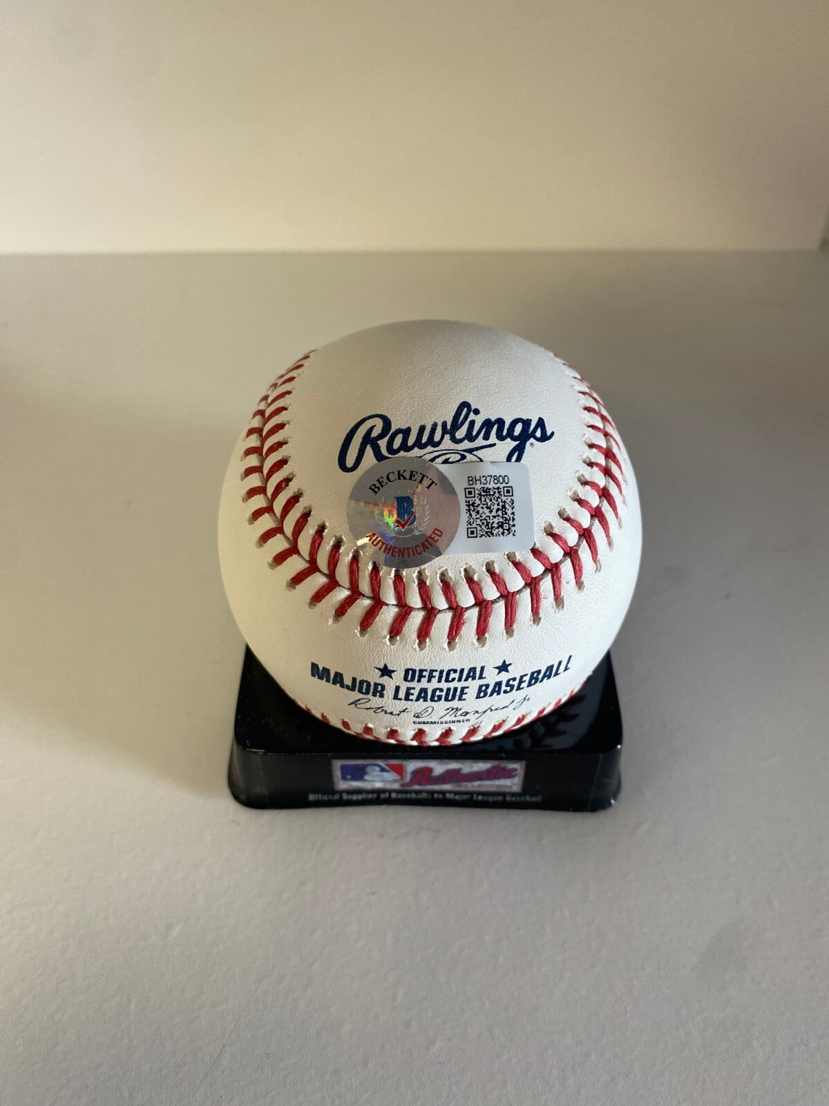 J.P. FRANCE HOUSTON ASTROS SIGNED AUTOGRAPHED M.L. BASEBALL BECKETT