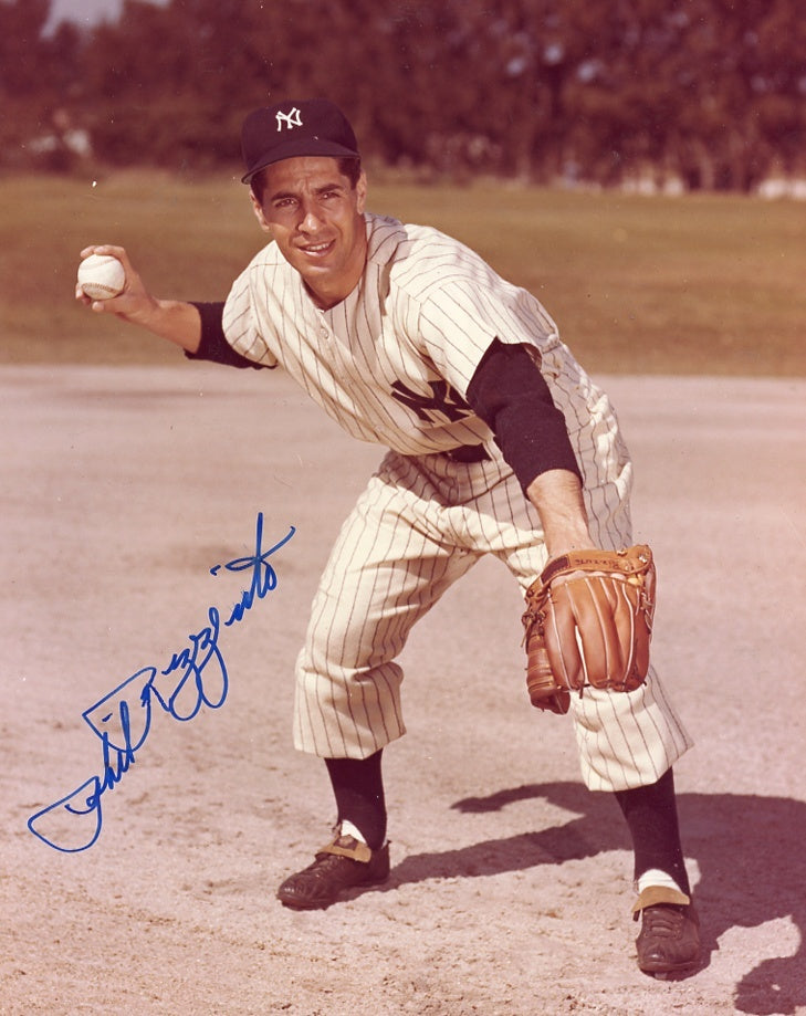 PHIL   RIZZUTO    NEW YORK  YANKEES   SIGNED  AUTOGRAPHED   8X10  PHOTO