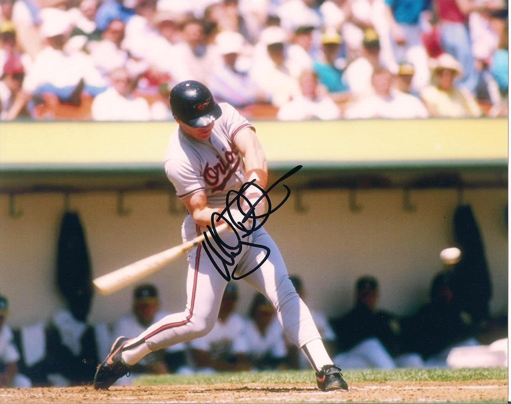 MICKEY TETTLETON BALTIMORE ORIOLES SIGNED 8X10 PHOTO