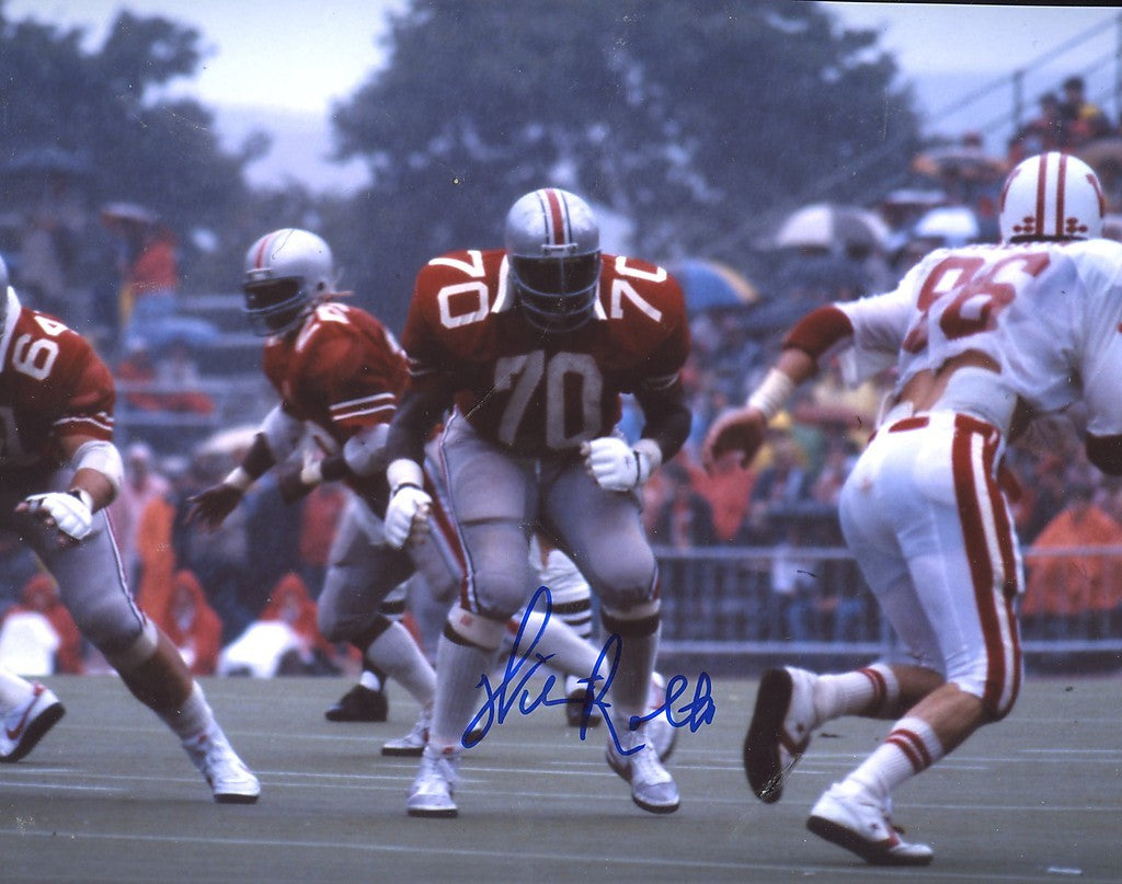 WILLIAM  ROBERTS  BUCKEYES/GIANTS   SIGNED 8X10
