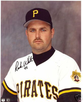 RICK WHITE PITTSBURGH PIRATES SIGNED 8X10 PHOTO W/COA