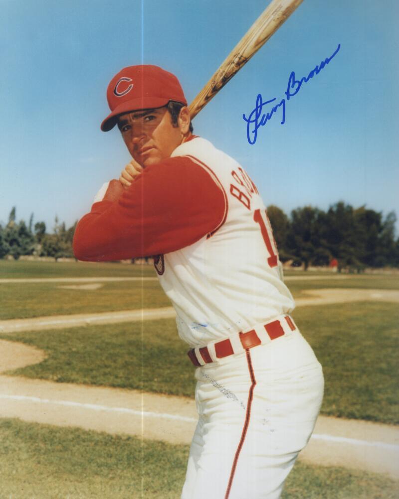 LARRY BROWN INDIANS SIGNED AUTOGRAPHED 8X10 PHOTO W/ COA