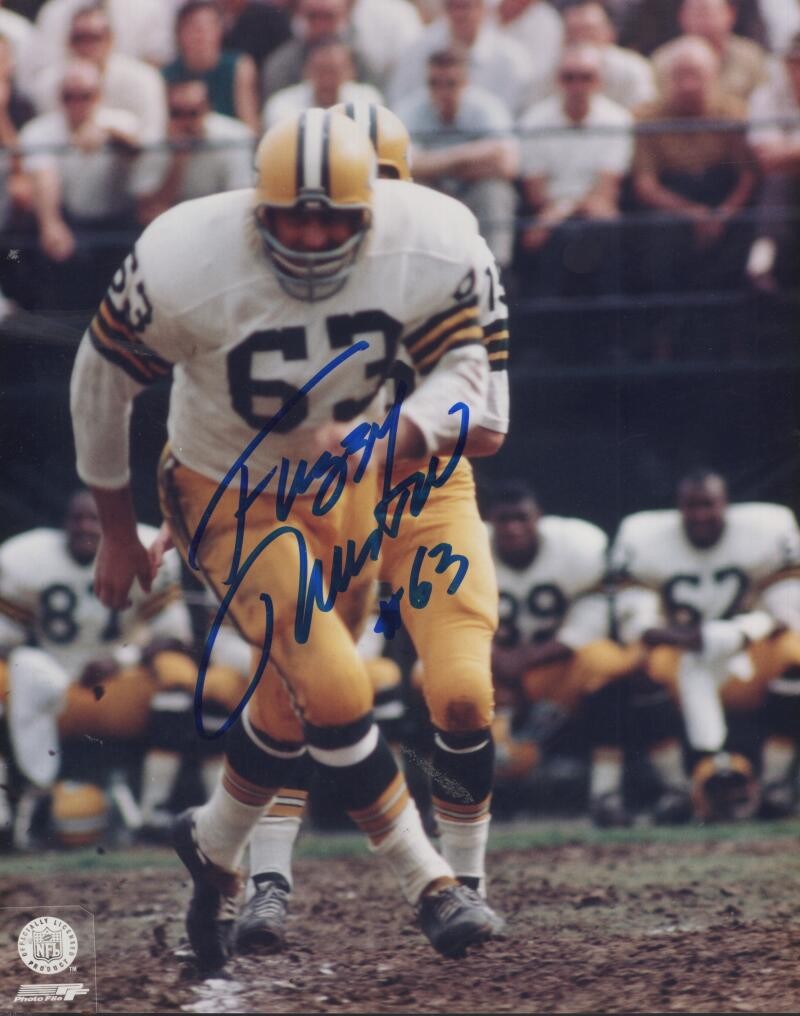 FUZZY THURSTON GREEN BAY PACKERS SIGNED AUTOGRAPHED 8X10 PHOTO W/ COA