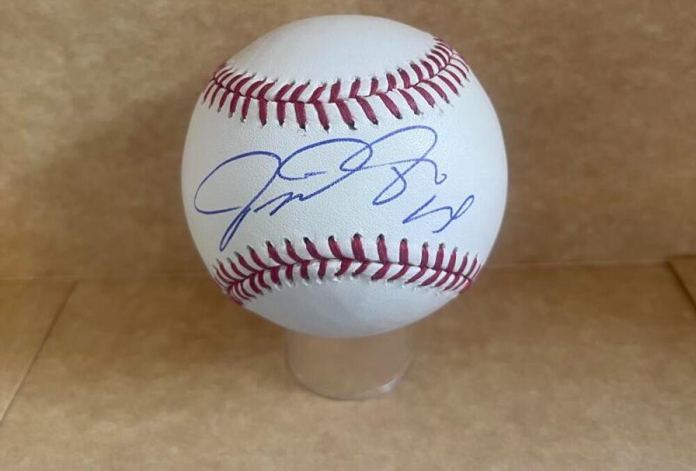 MARTIN PRADO YANKEES/BRAVES  SIGNED AUTO M.L. BASEBALL BAS AUTHENTICATED