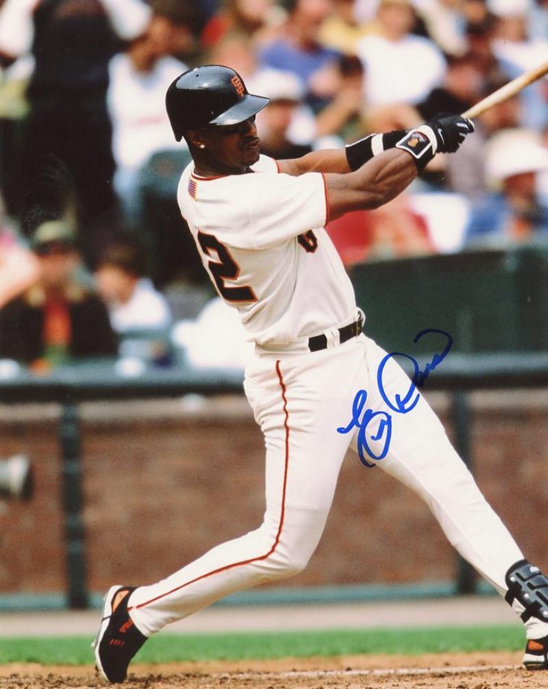 ERIC DAVIS SAN FRANCISCO GIANTS SIGNED AUTOGRAPHED 8X10 PHOTO W/COA