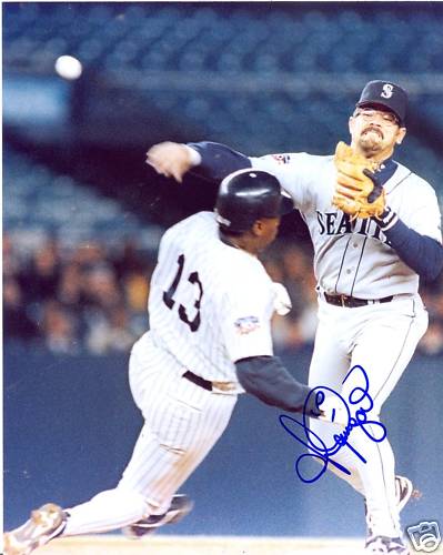 ALVARO ESPINOZA SEATTLE MARINERS SIGNED 8X10 PHOTO COA