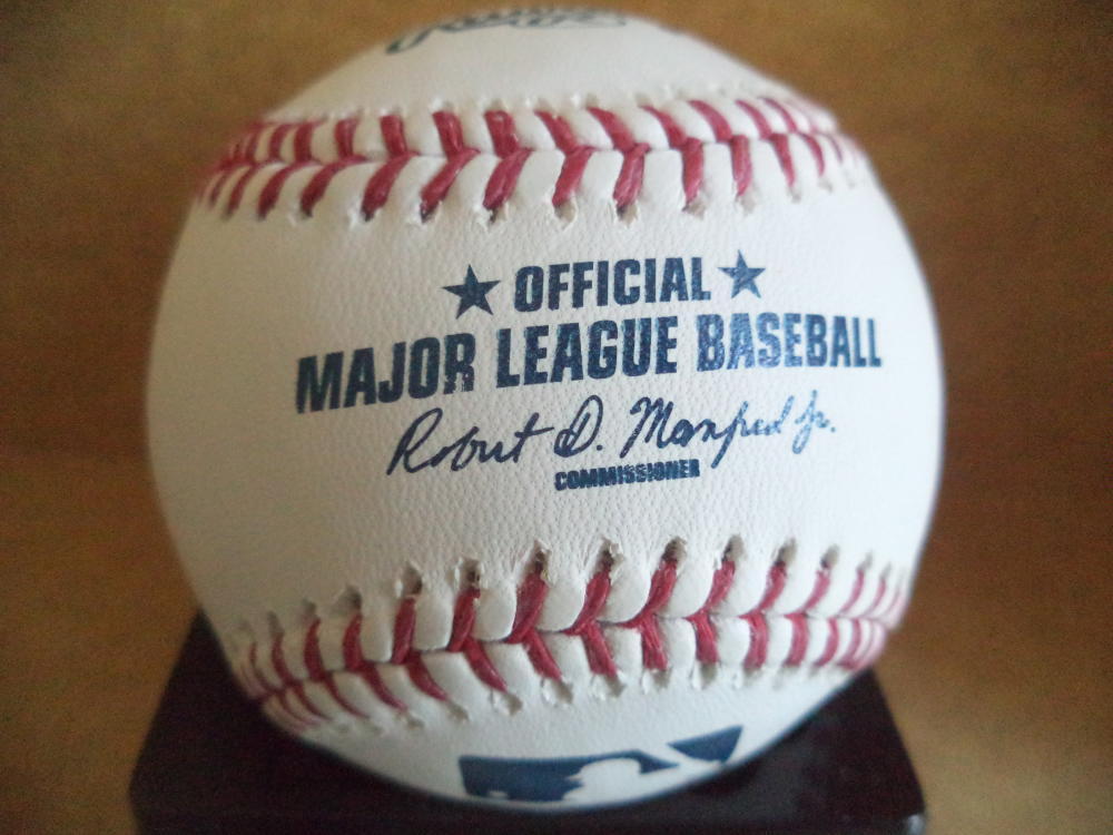 C.J. CHATHAM BOSTON RED SOX SIGNED AUTOGRAPHED M.L. BASEBALL W/COA 