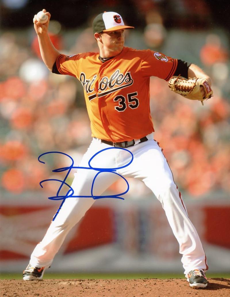 BRAD BRACH  BALTIMORE ORIOLES SIGNED AUTOGRAPHED 8X10 W/COA