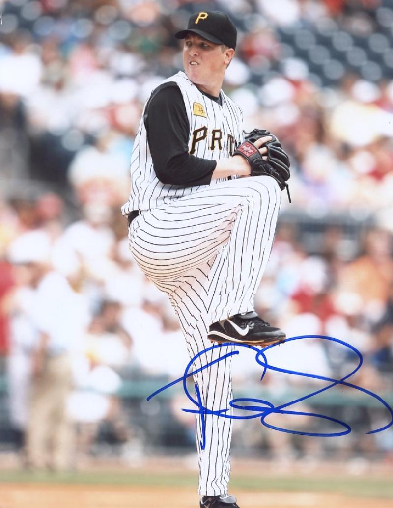 TOM GORZELANNY PITTSBURGH PIRATES SIGNED AUTOGRAPHED 8X10 PHOTO W/COA 