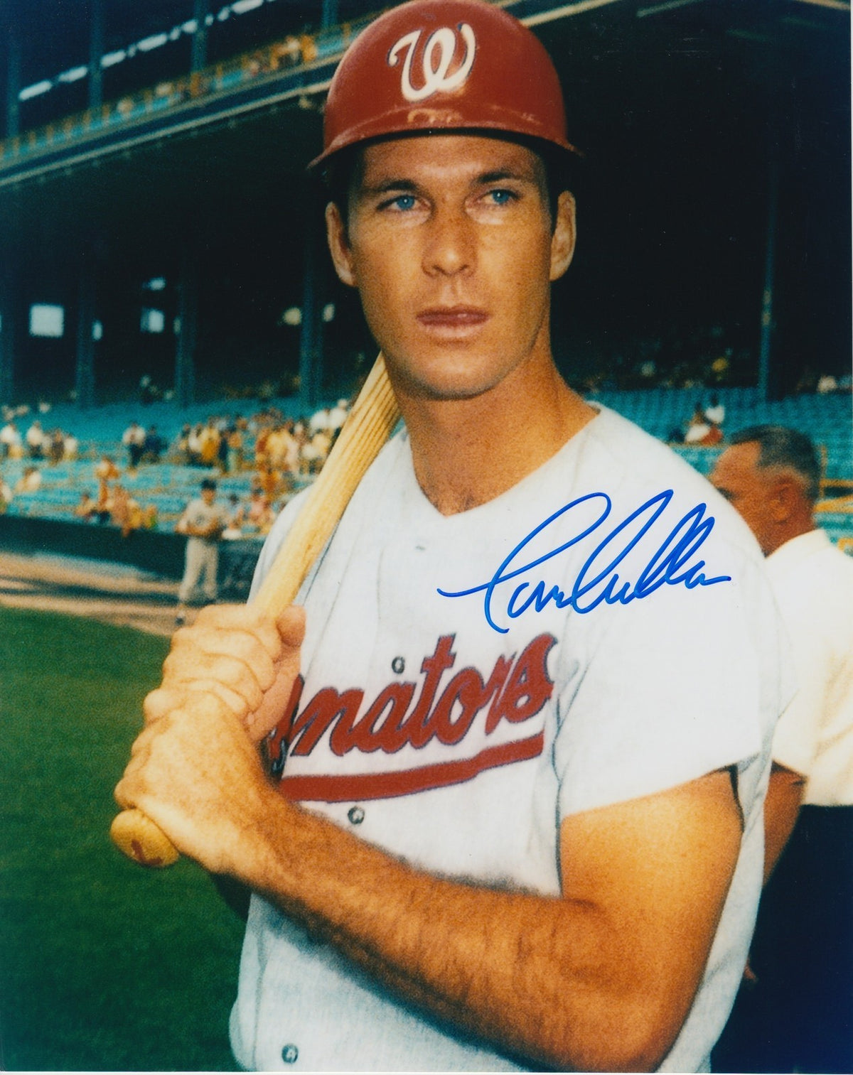 TIM CULLEN WASHINGTON SENATORS SIGNED AUTOGRAPHED 8X10 PHOTO W/COA