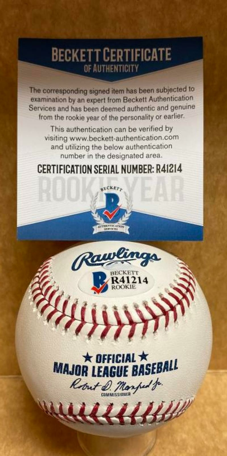 MADISON STOKES PHILADELPHIA PHILLIES ROOKIE YEAR SIGNED M.L. BASEBALL R41214