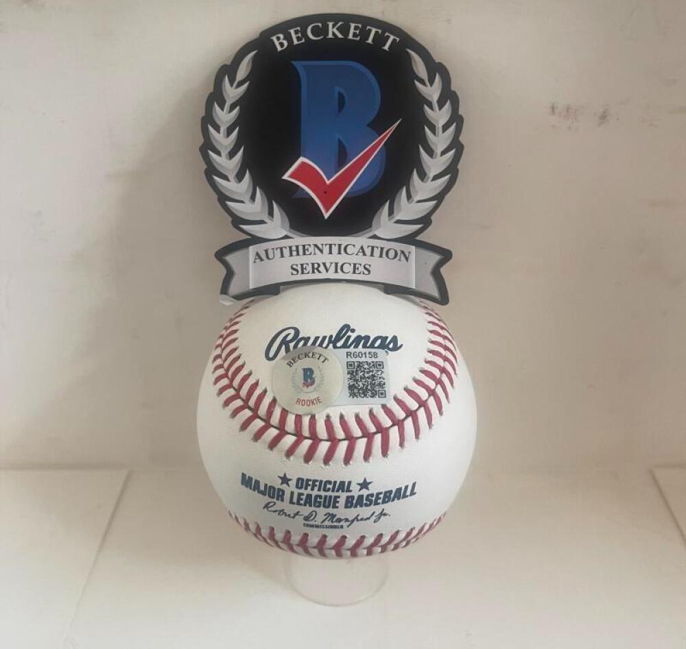 IAN LEWIS MARLINS SIGNED AUTOGRAPHED M.L. BASEBALL BAS AUTHENTICATED