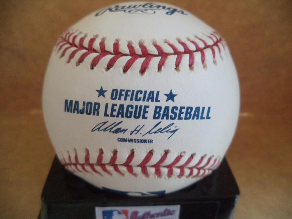 KEVIN GRYBOSKI BRAVES/RANGERS/NATIONALS AUTOGRAPHED SIGNED M.L. BASEBALL COA