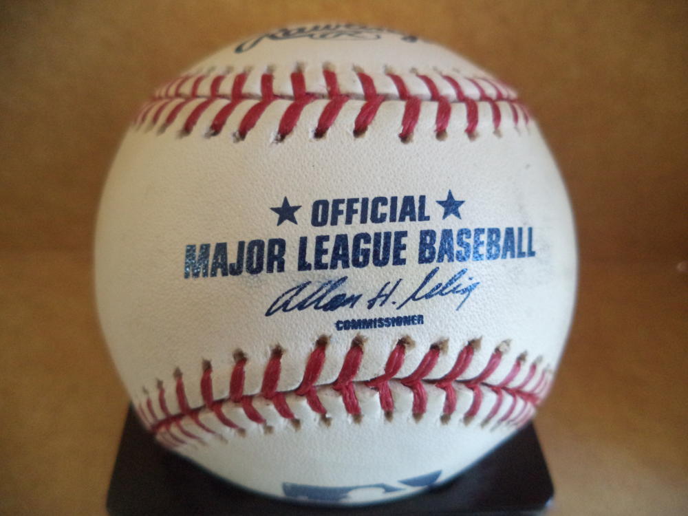 RANDY WELLS CHICAGO CUBS AUTOGRAPHED SIGNED M.L. BASEBALL W/COA 