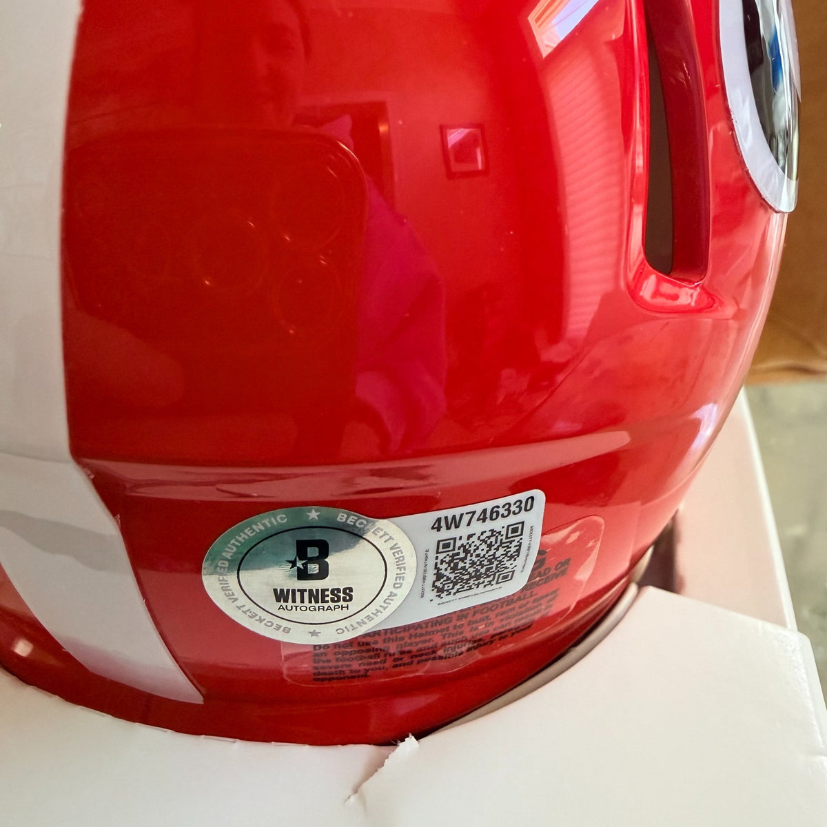 THOMAS DAVIS GEORGIA "GO DAWGS" SIGNED MINI HELMET BECKETT