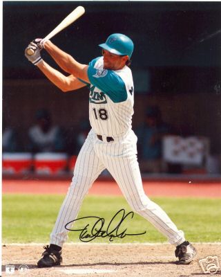 DAVE MAGADAN FLORIDA MARLINS SIGNED 8X10 PHOTO W/COA