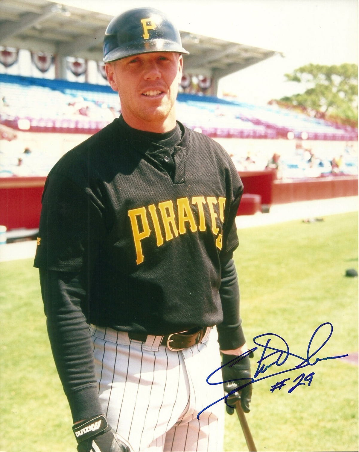 STEVE DECKER PITTSBURGH PIRATES SIGNED AUTO 8x10 PHOTO W/COA MY FRIEND