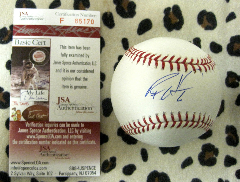 RYAN HOWARD PHILADELPHIA PHILLIES SIGNED b OFFICIAL ML BASEBALL W/JSA