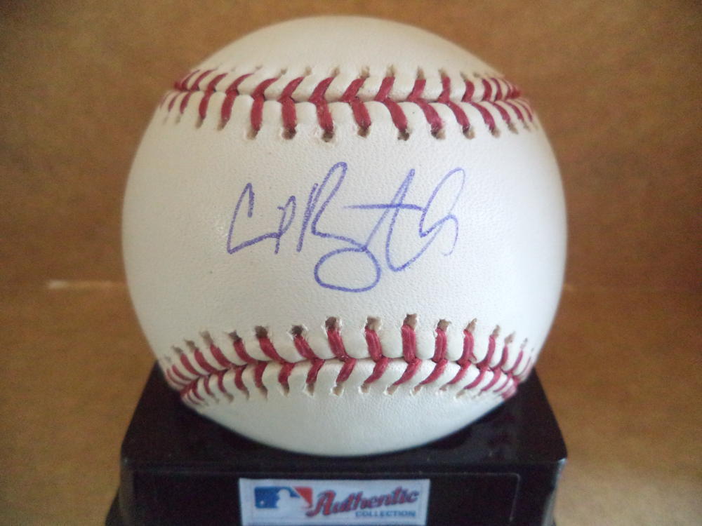 CLIFF BARTOSH INDIANS/CUBS SIGNED AUTOGRAPHED M.L. BASEBALL W/COA
