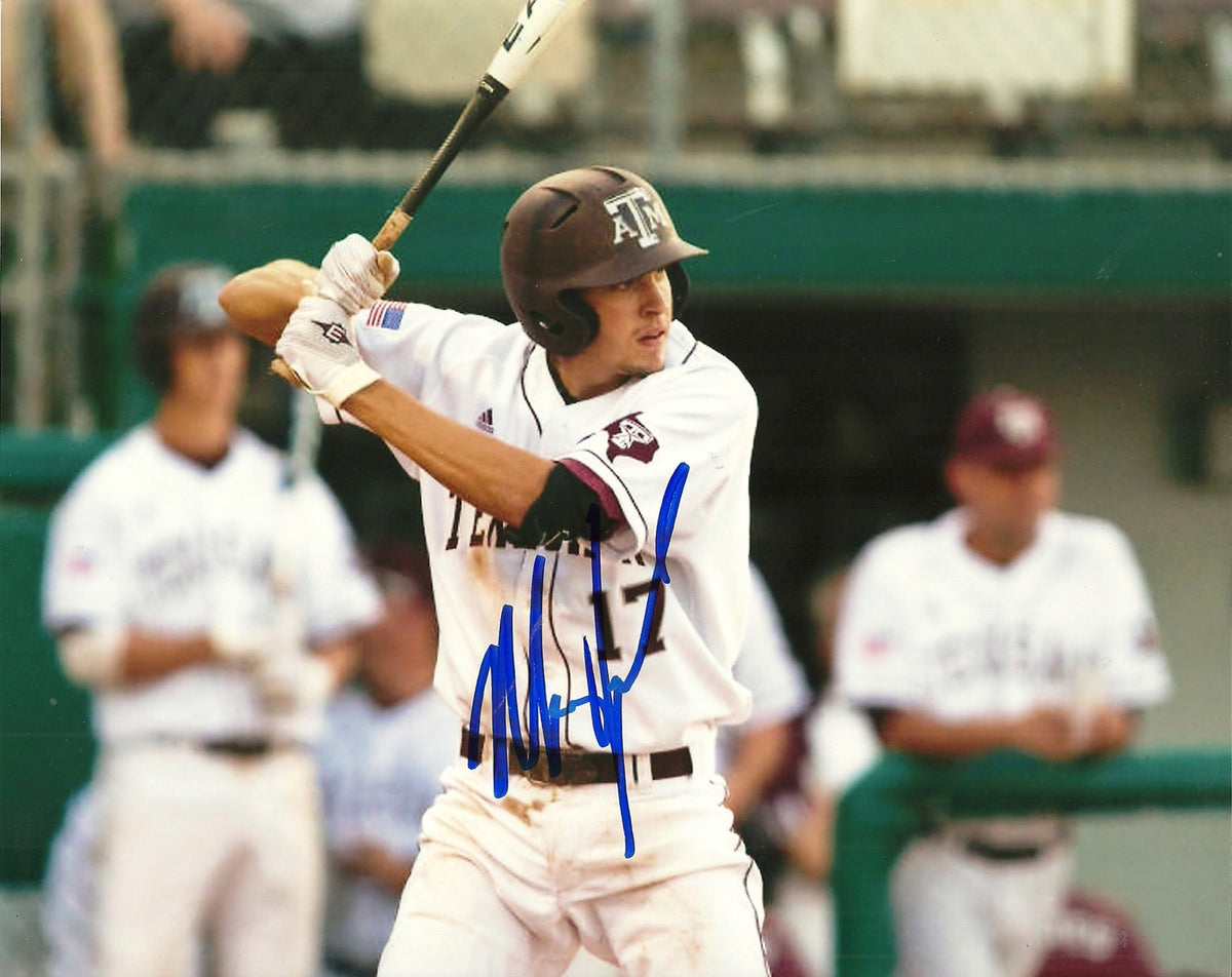 MATT JUENGEL TEXAS A&M/MARLINS SIGNED AUTO 8x10 PHOTO W/COA