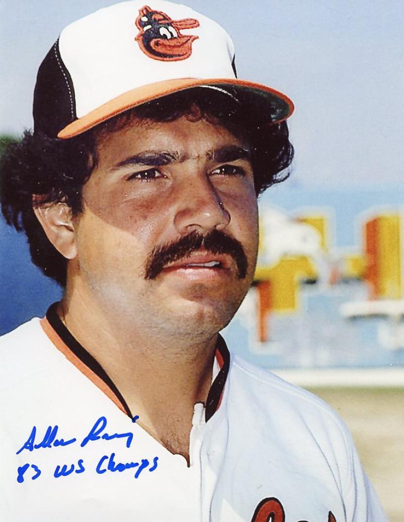 ALLAN RAMIREZ 83 WS CHAMPS BALTIMORE ORIOLES SIGNED AUTOGRAPHED 8X10 W/COA
