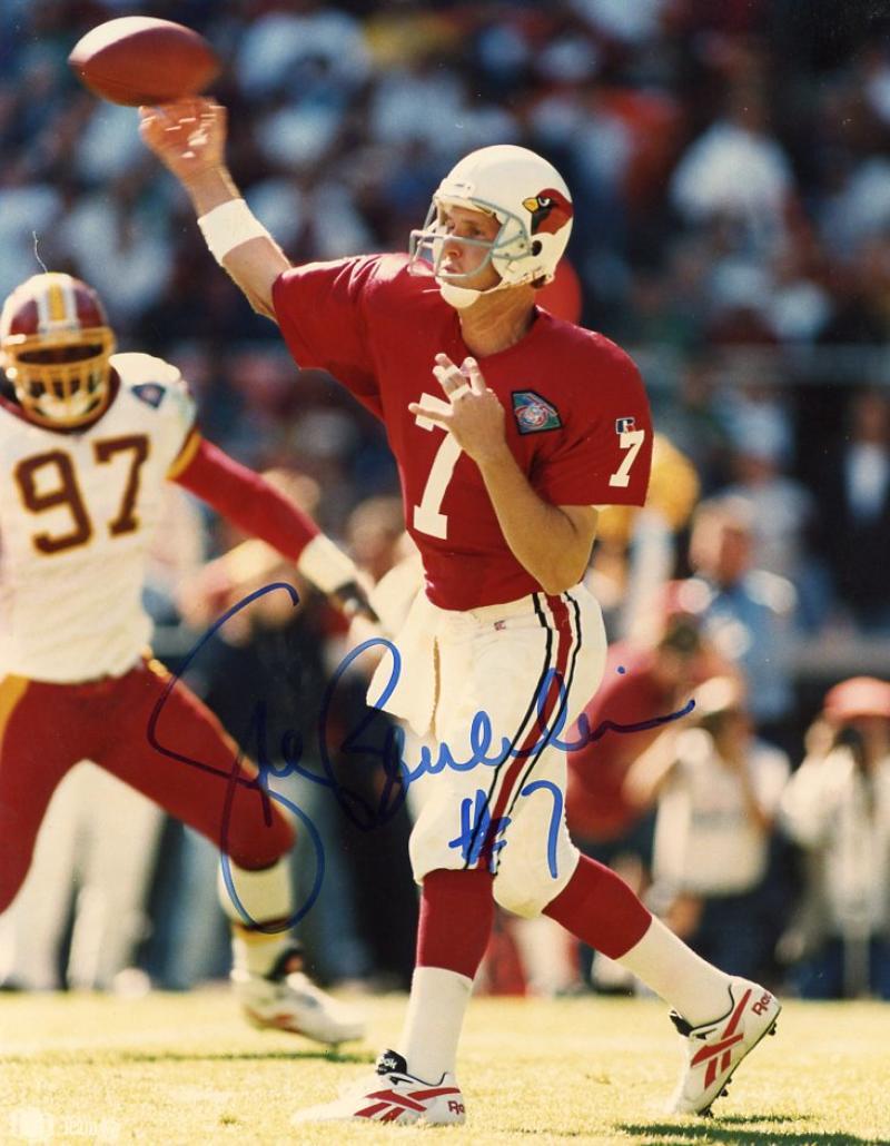 STEVE BEUERLEIN ARIZONA CARDINALS SNAKE SIGNED AUTOGRAPHED 8X10 PHOTO W/COA 