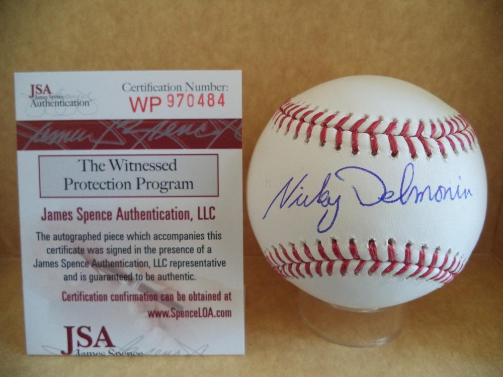 NICKY DELMONICO CHICAGO WHITE SOX SIGNED AUTOGRAPH ML BASEBALL JSA WP970484
