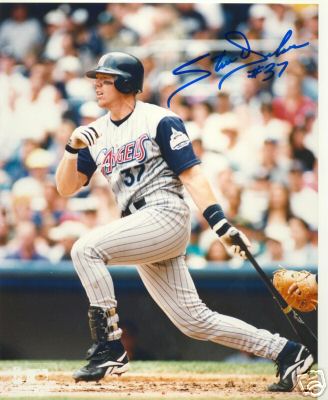 STEVE DECKER CALIFORNIA ANGELS SIGNED 8X10 PHOTO W/COA