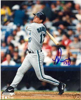TODD DUNWOODY FLORIDA MARLINS SIGNED 8X10 PHOTO W/COA