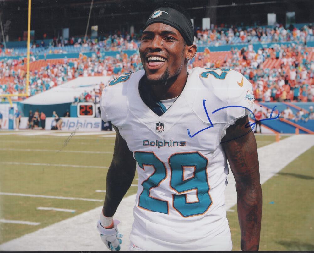 WILL DAVIS DOLPHINS  SIGNED AUTOGRAPHED 8X10 PHOTO W/ COA  