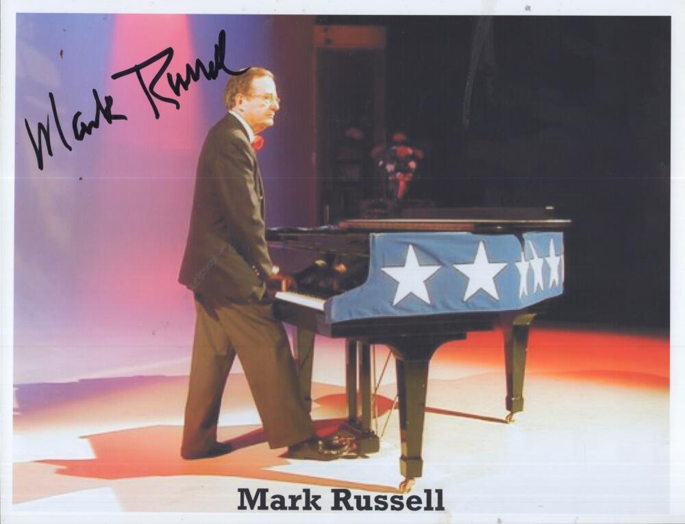 MARK RUSSELL SIGNED AUTOGRAPHED 8X5X11 PHOTO W/ COA
