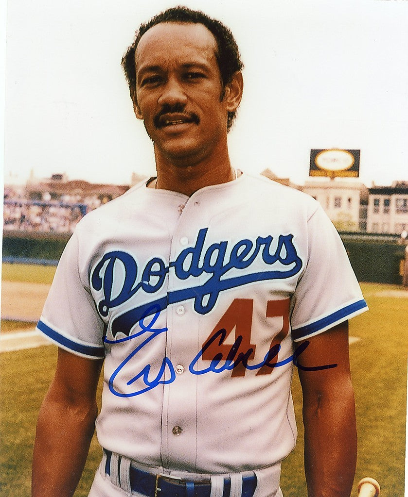 ENOS  CABELL  LOS  ANGELES  DODGERS  SIGNED  8X10