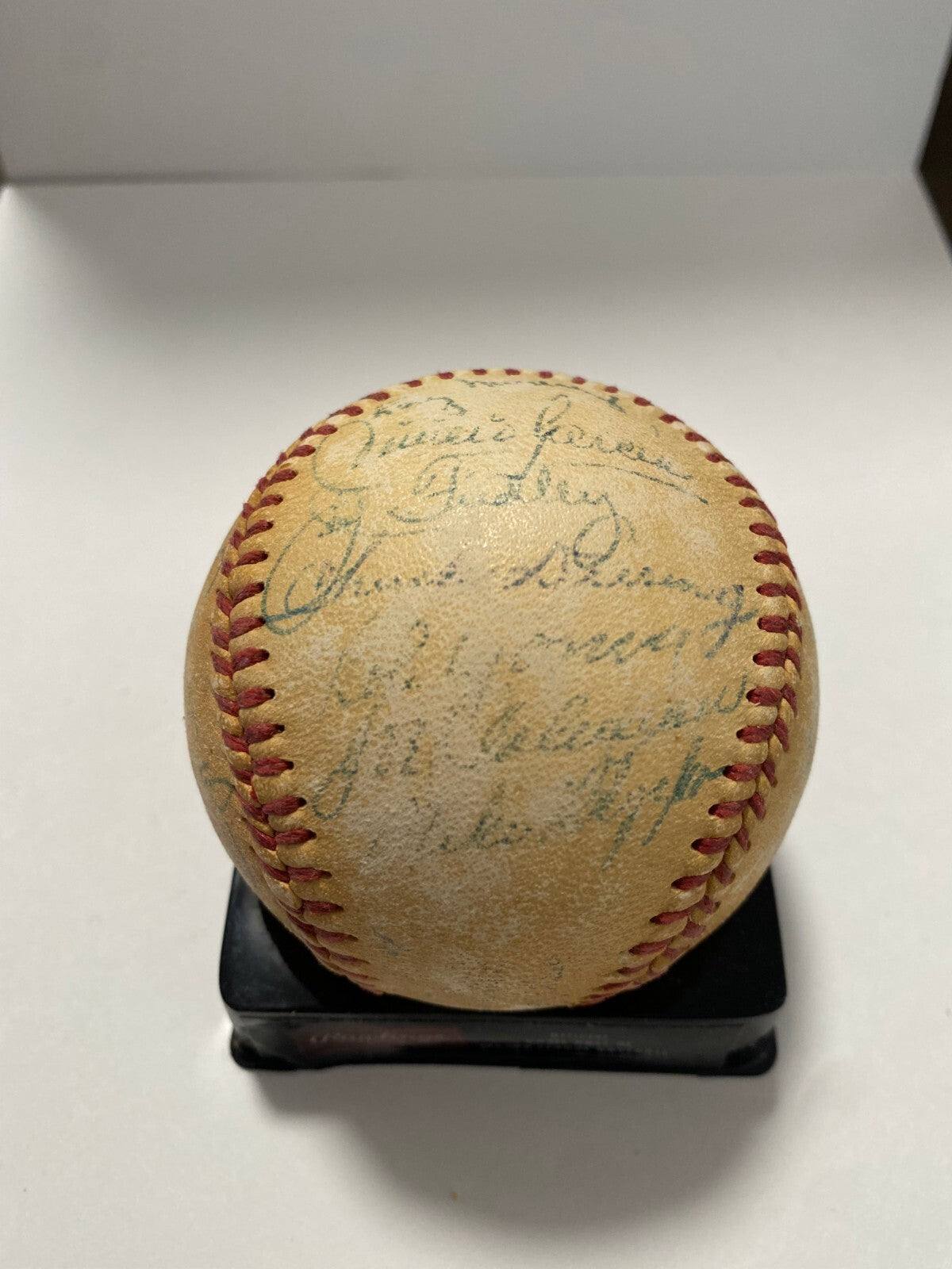 1954 BALTIMORE ORIOLES 1ST YEAR TEAM SIGNED AUTOGRAPHED BASEBALL BECKETT LOA