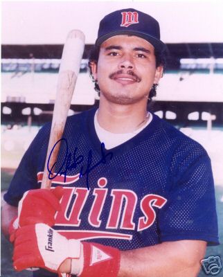 ORLANDO MERCEDO MINNESOTA TWINS SIGNED 8X10 PHOTO W/COA