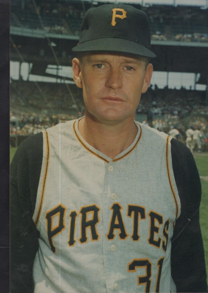 BILLY O'DELL PIRATES ORIGINAL BRACE UNSIGNED 5X7 PHOTO