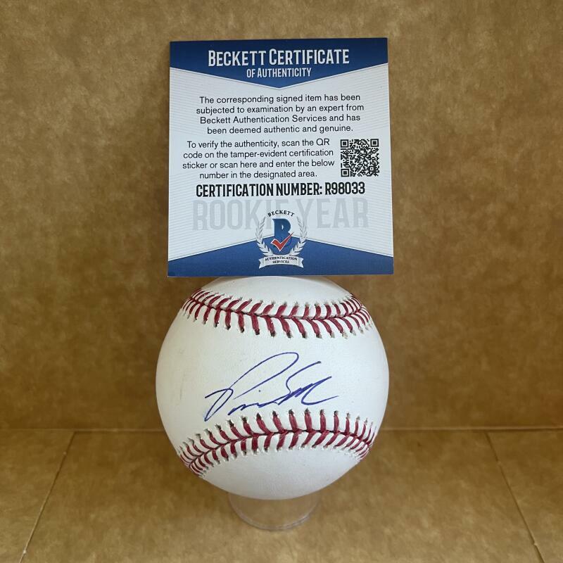 PAVIN SMITH ARIZONA DIAMONDBACKS ROOKIE YEAR SIGNED  M.L. BASEBALL BAS R98033