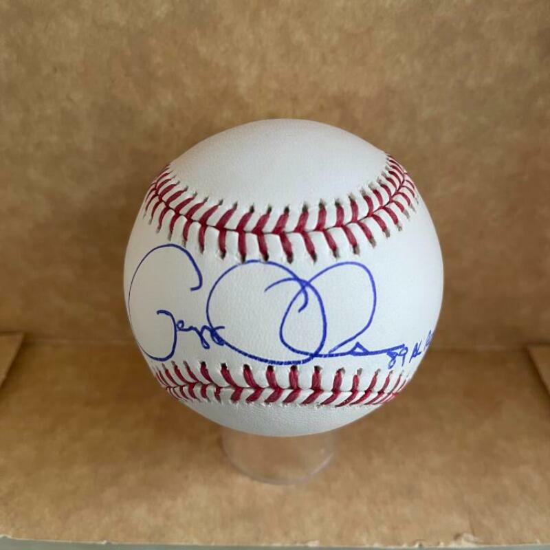 GREGG OLSON 89 A.L. ROY ORIOLES SIGNED AUTOGRAPHED M.L. BASEBALL BAS  Z51458