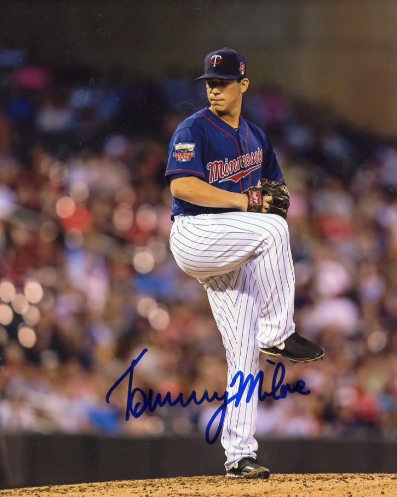 TOMMY MILONE  MINNESOTA  TWINS     SIGNED AUTOGRAPHED 8X10  PHOTO  W/ COA 