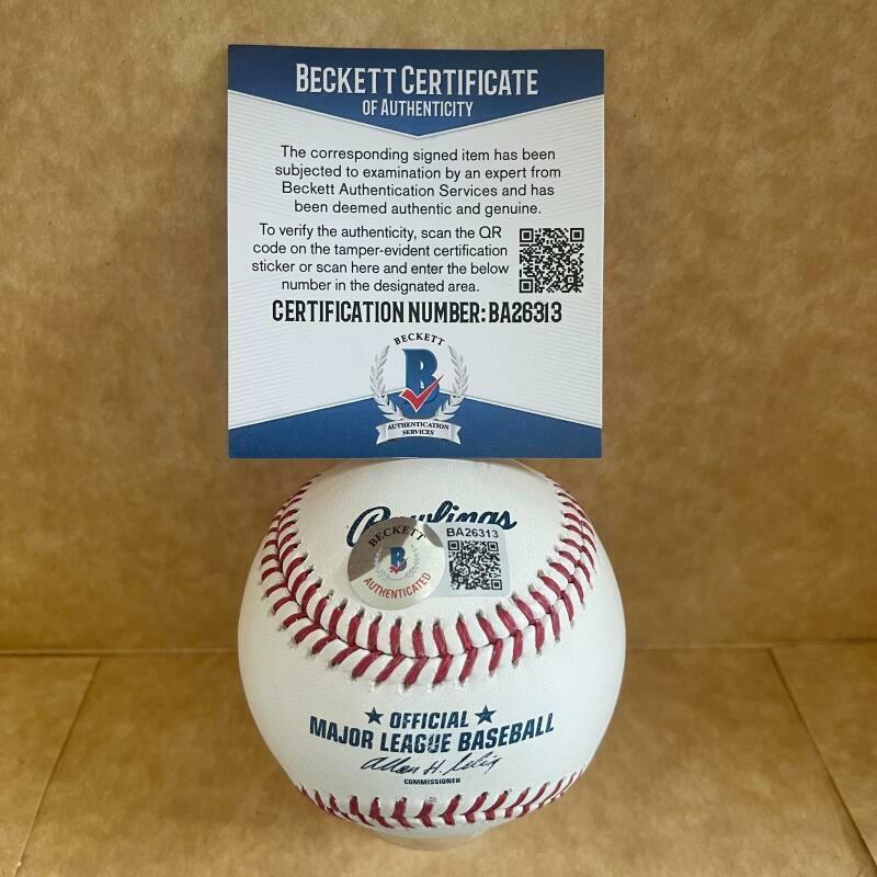 MASON WILLIAMS YANKEES/METS SIGNED AUTOGRAPHED M.L. BASEBALL BAS